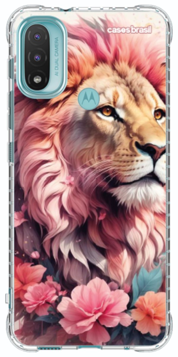 Capinha para Celular Leão Floral