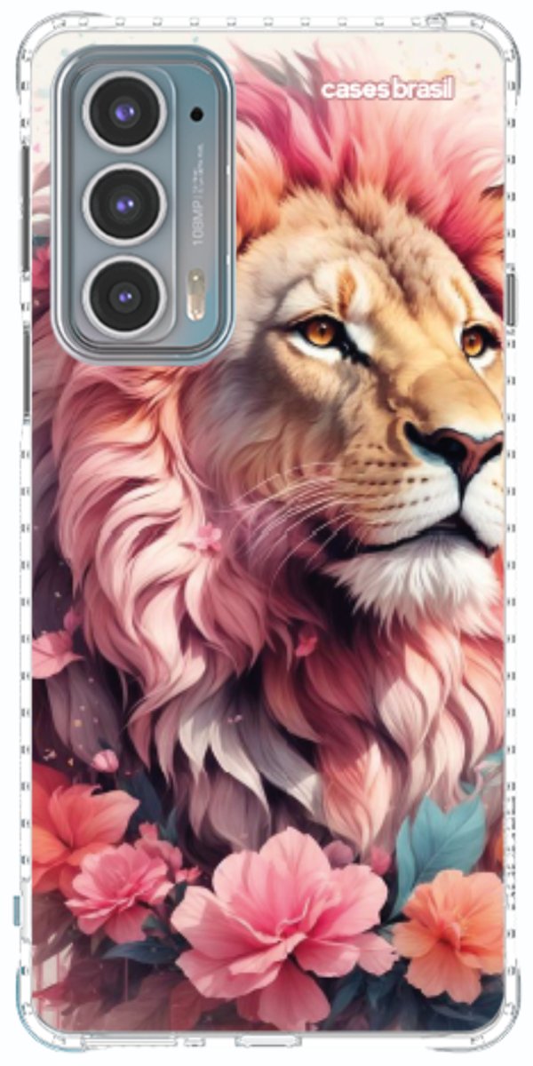 Capinha para Celular Leão Floral