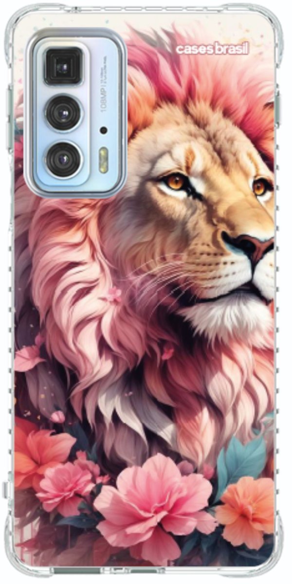 Capinha para Celular Leão Floral