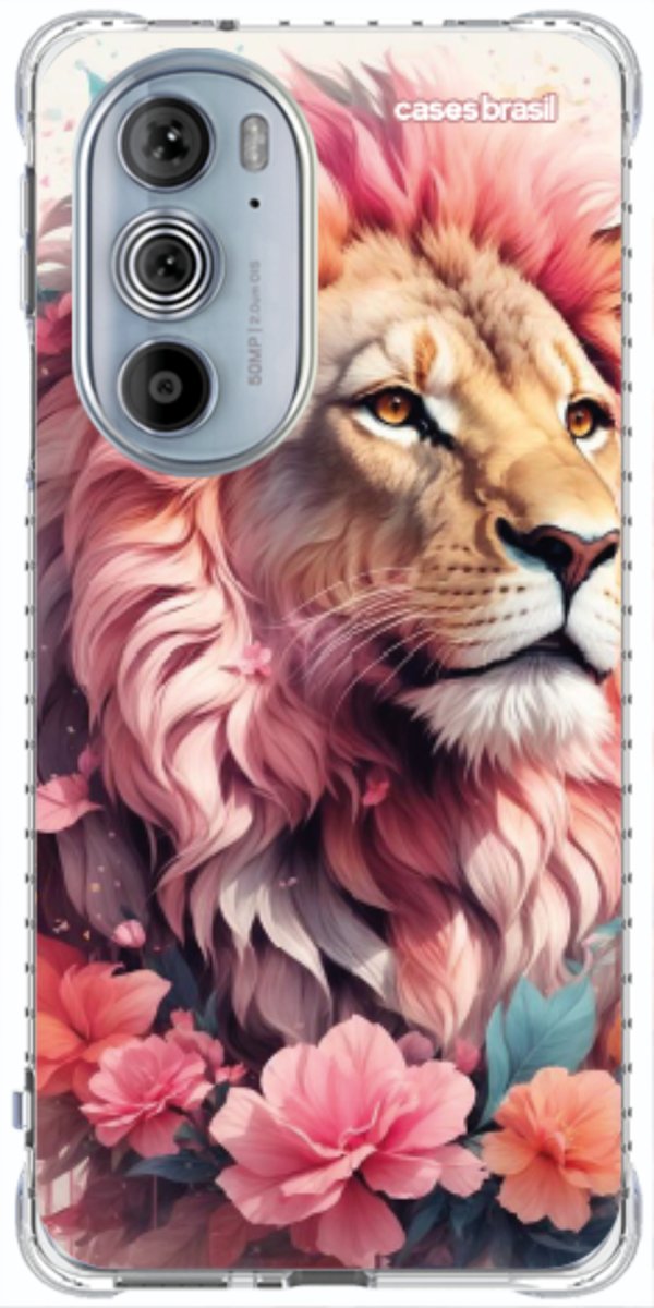 Capinha para Celular Leão Floral