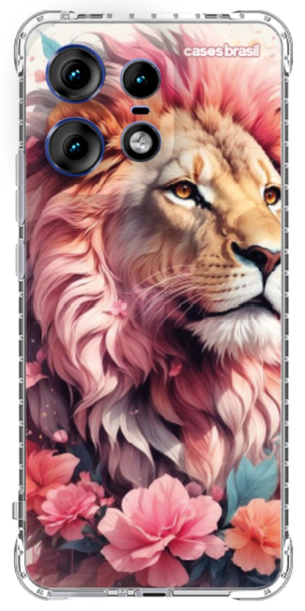 Capinha para Celular Leão Floral