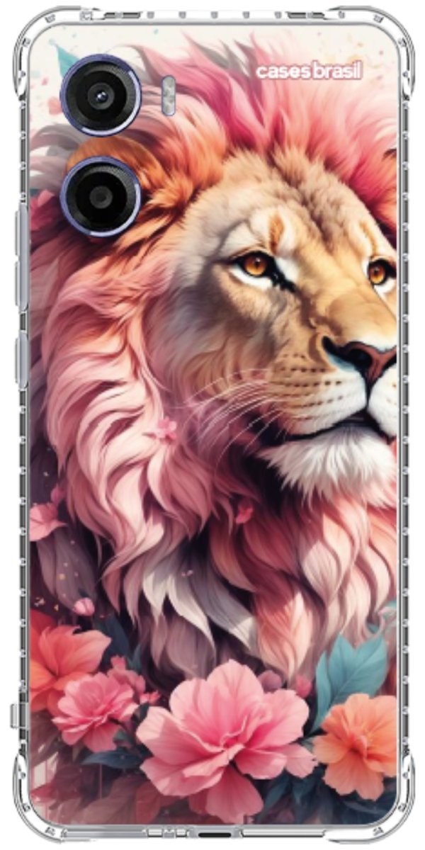 Capinha para Celular Leão Floral