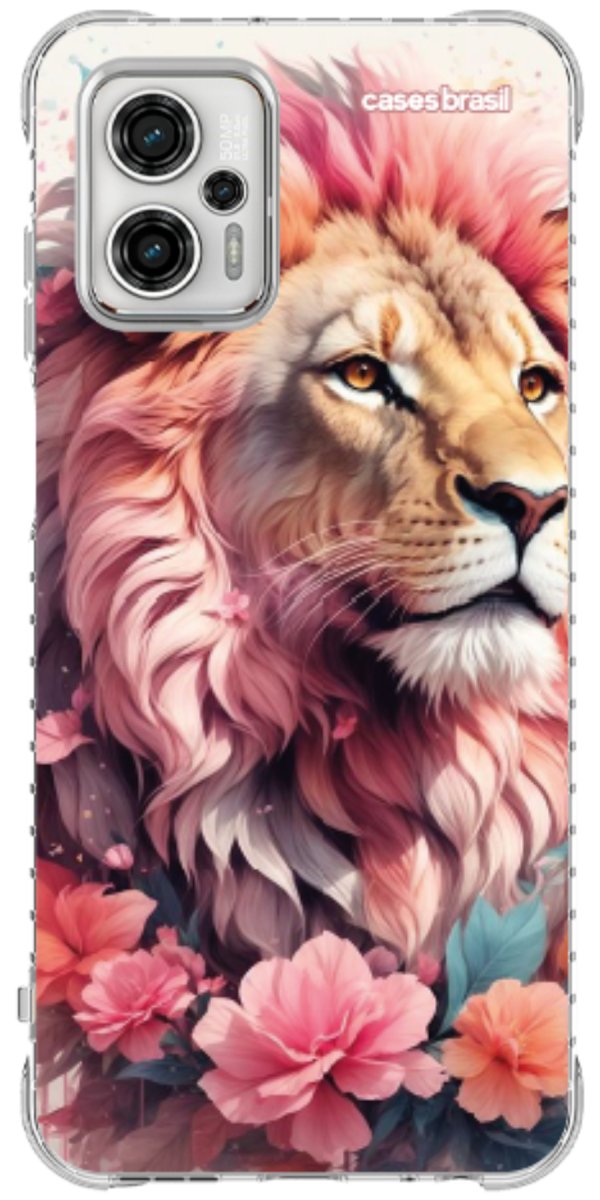 Capinha para Celular Leão Floral