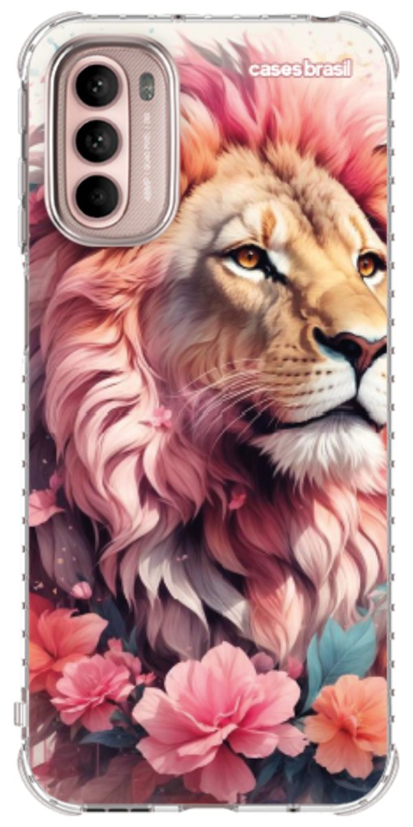 Capinha para Celular Leão Floral