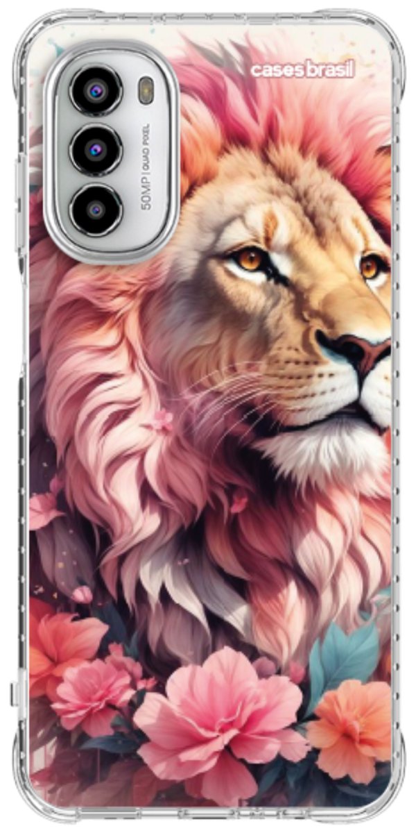 Capinha para Celular Leão Floral