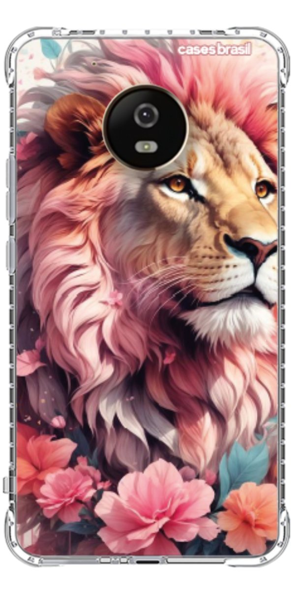 Capinha para Celular Leão Floral
