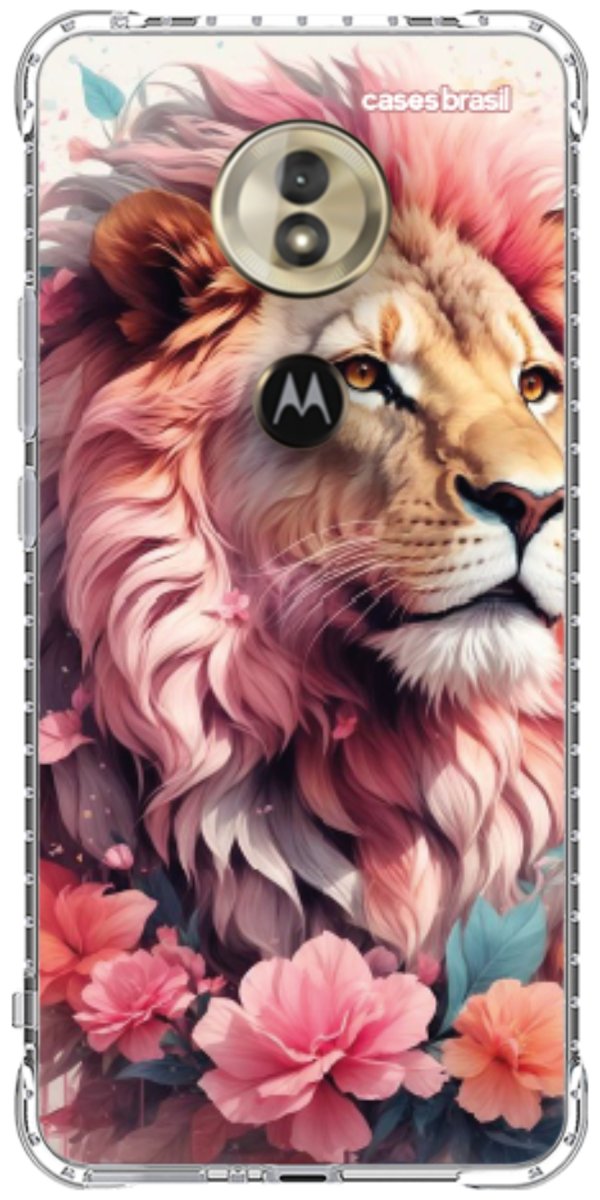 Capinha para Celular Leão Floral