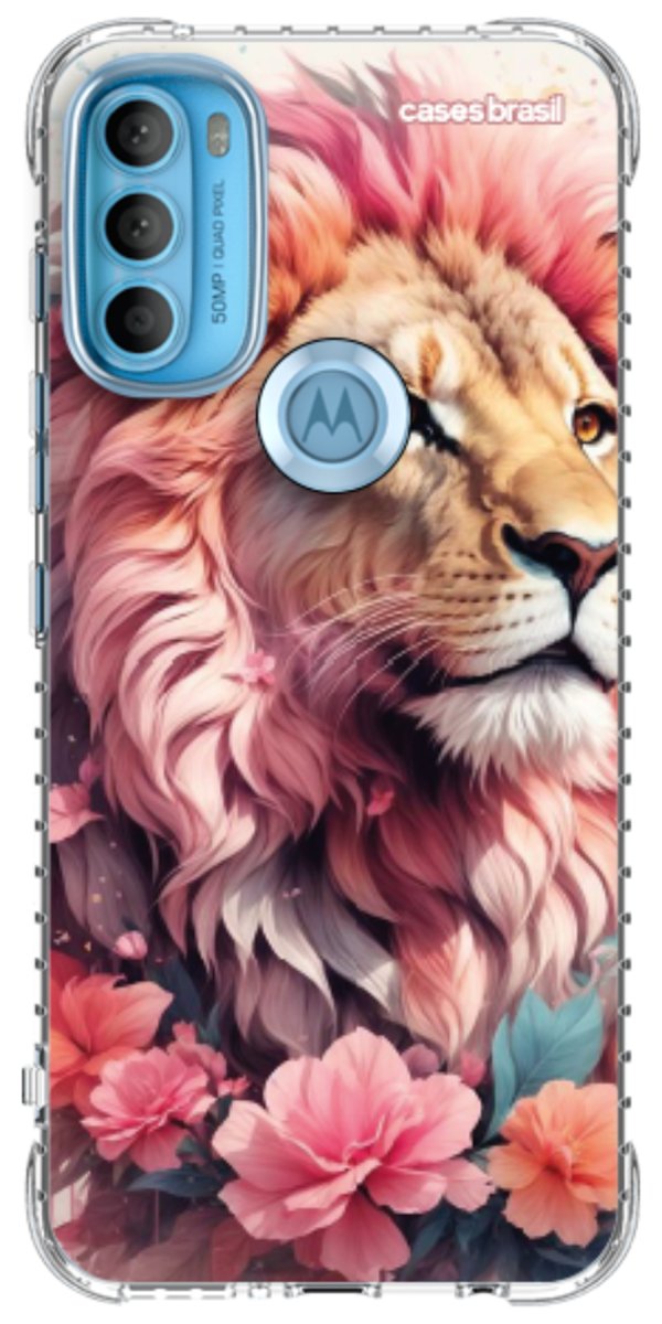 Capinha para Celular Leão Floral