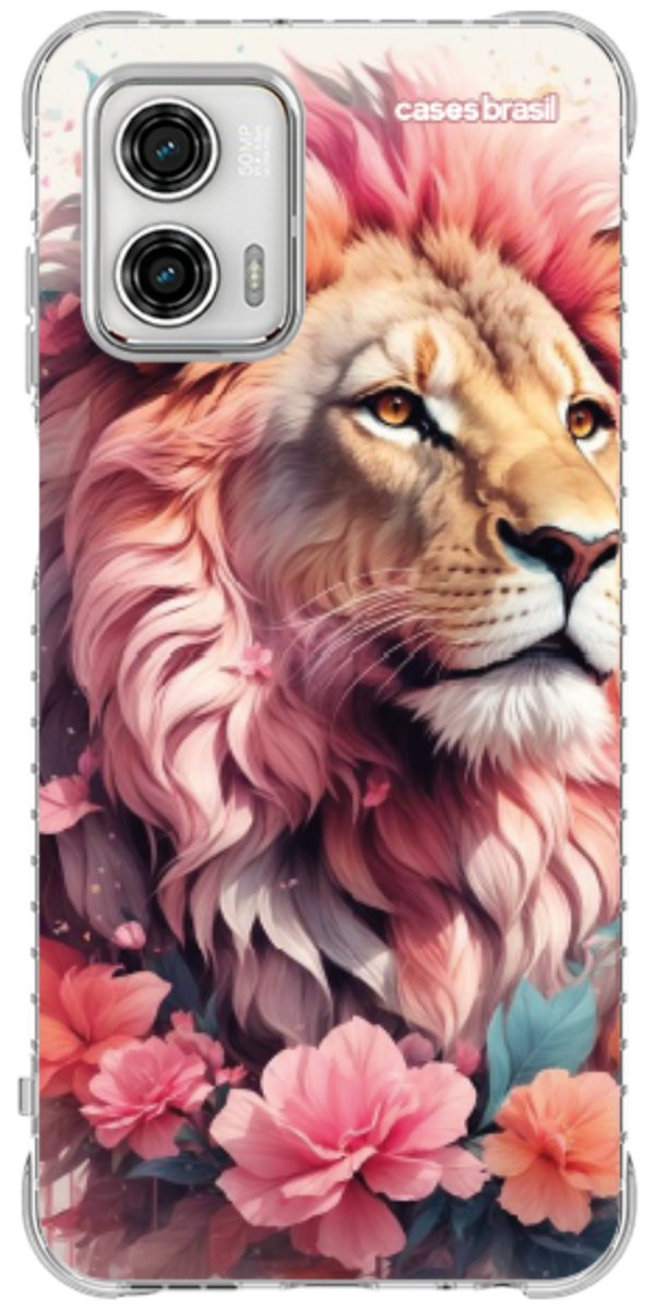 Capinha para Celular Leão Floral