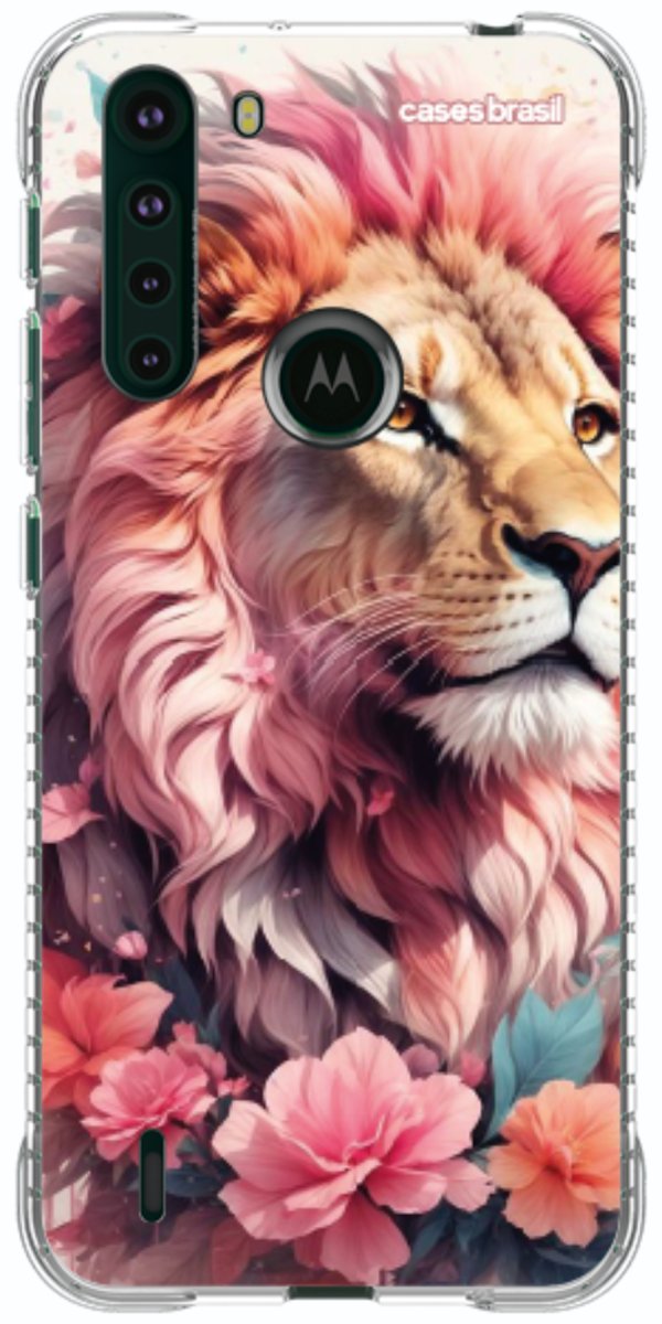 Capinha para Celular Leão Floral
