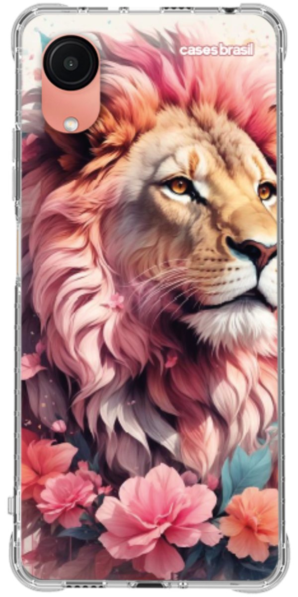 Capinha para Celular Leão Floral