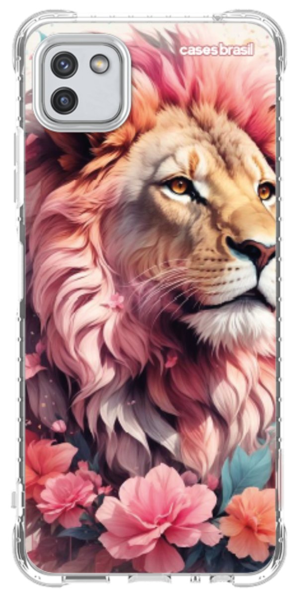 Capinha para Celular Leão Floral