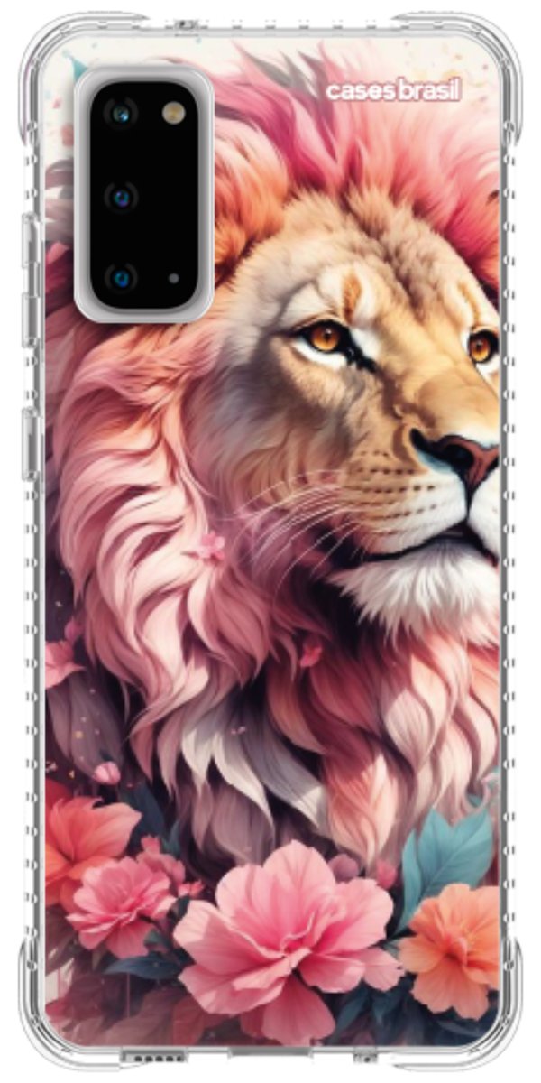 Capinha para Celular Leão Floral
