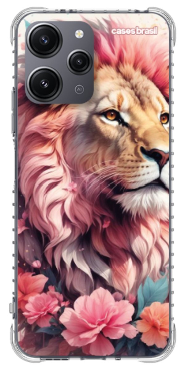Capinha para Celular Leão Floral