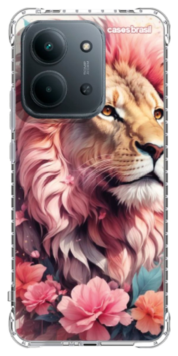 Capinha para Celular Leão Floral