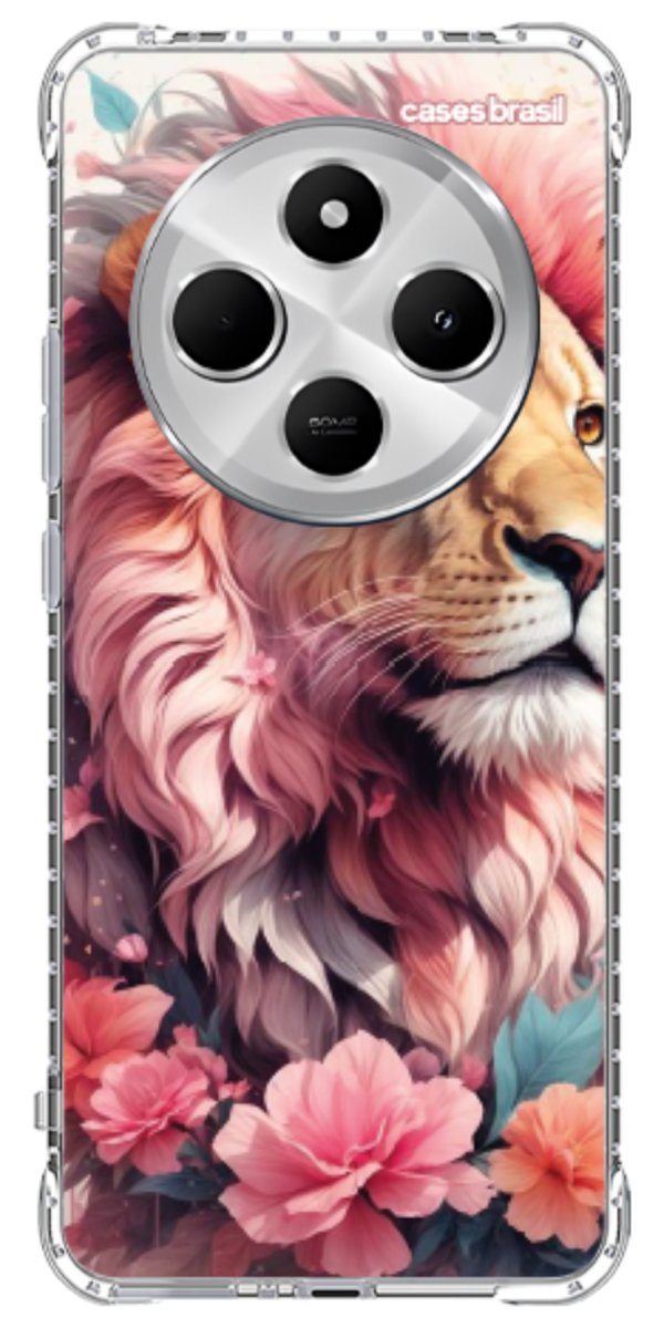 Capinha para Celular Leão Floral