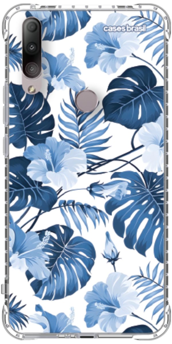 Capinha para Celular Jardim Azul Tropical