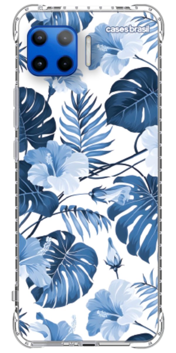 Capinha para Celular Jardim Azul Tropical