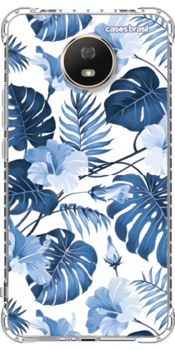 Capinha para Celular Jardim Azul Tropical