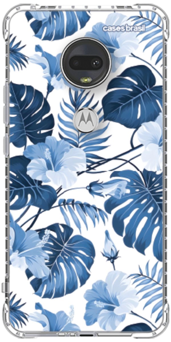 Capinha para Celular Jardim Azul Tropical