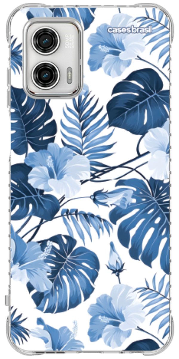 Capinha para Celular Jardim Azul Tropical