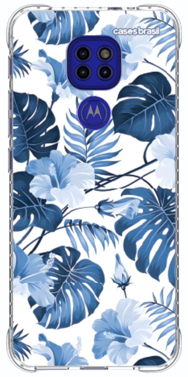 Capinha para Celular Jardim Azul Tropical